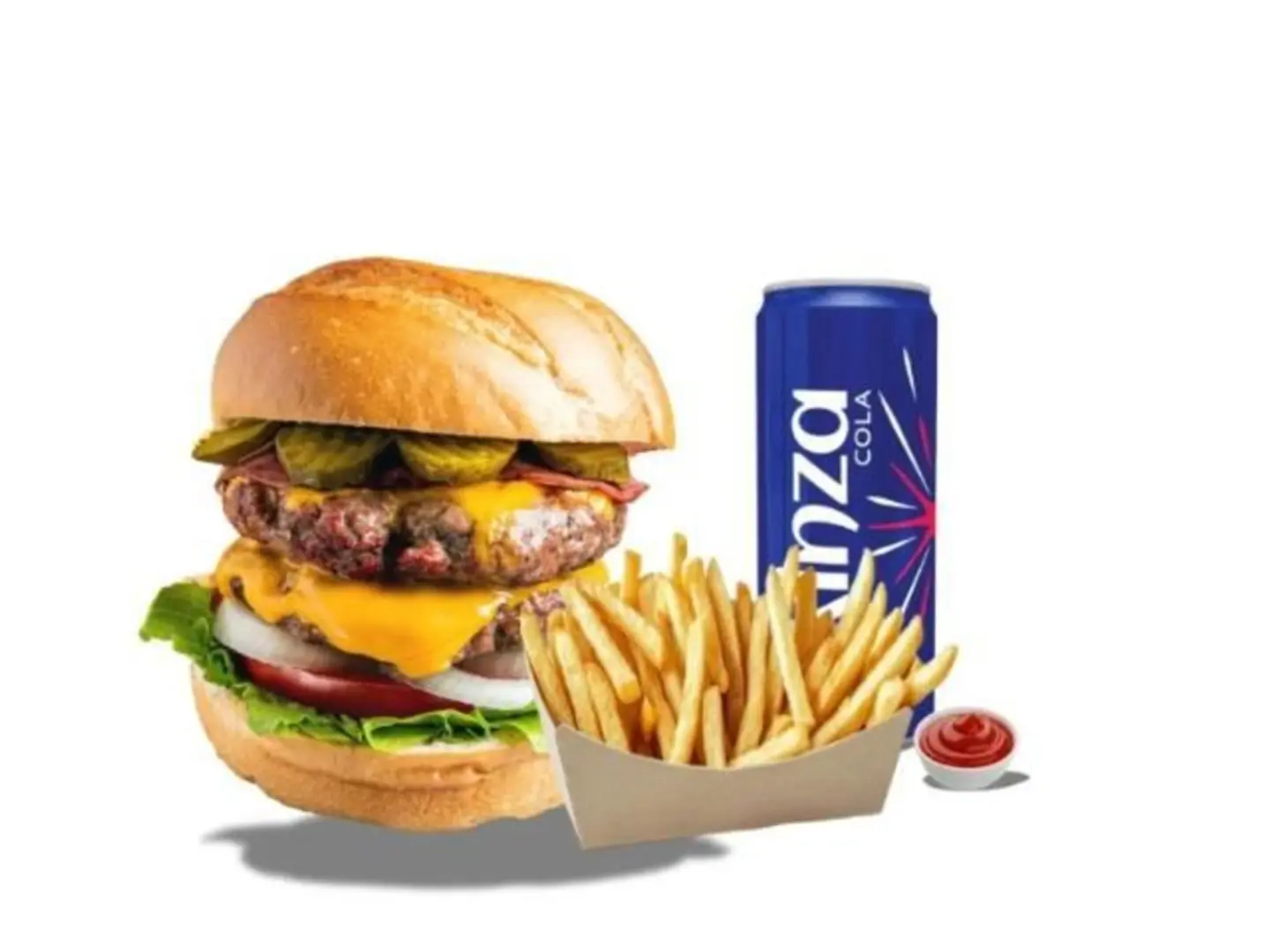 برجر لحم دبل