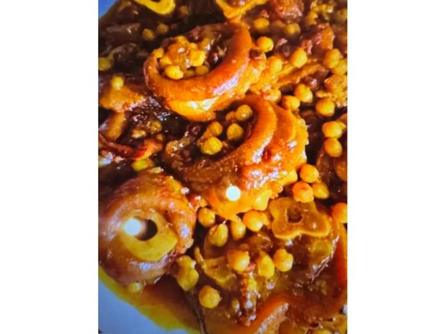Trotters With Chickpeas