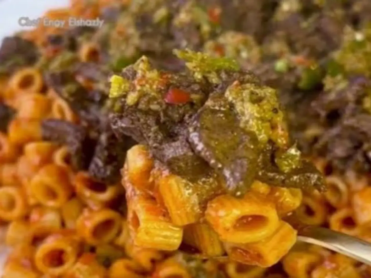 وجبه مكرونه بالكبده الاسكندراني كبير