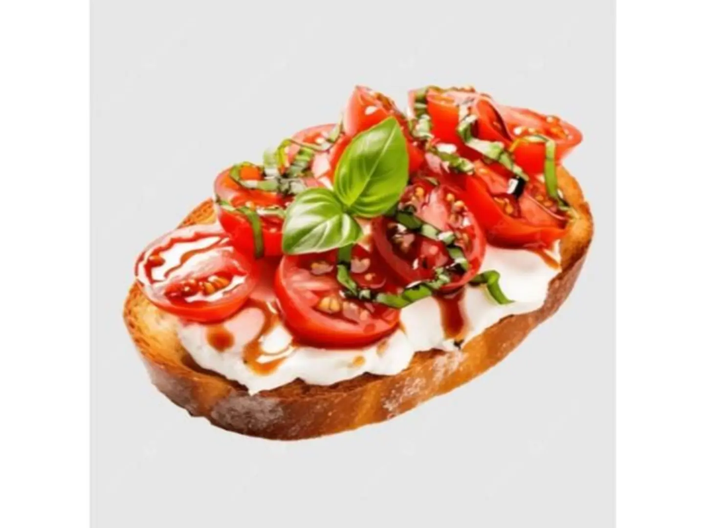Bruschetta With Tomato And Fresh Mozzarella