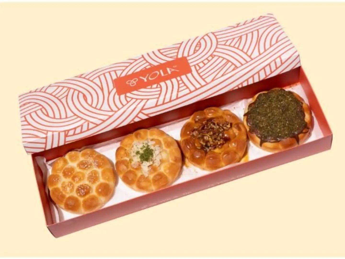 Assorted Beehive Pastry Four Pieces