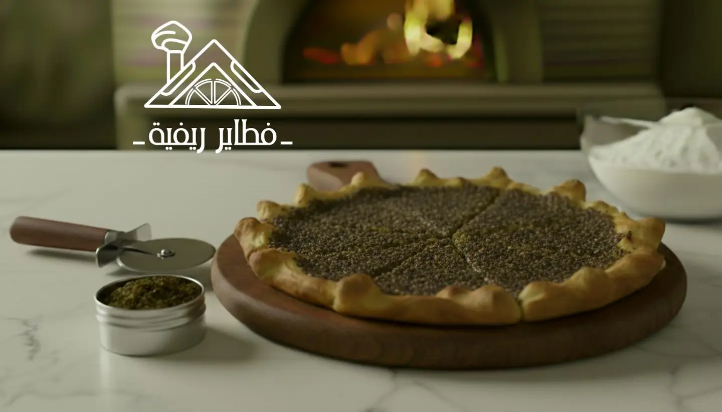 Cream Cheese And Thyme Manakish