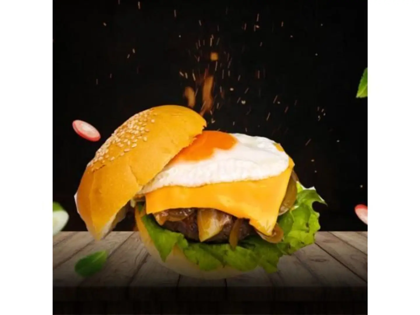 Egg With Cheese Burger