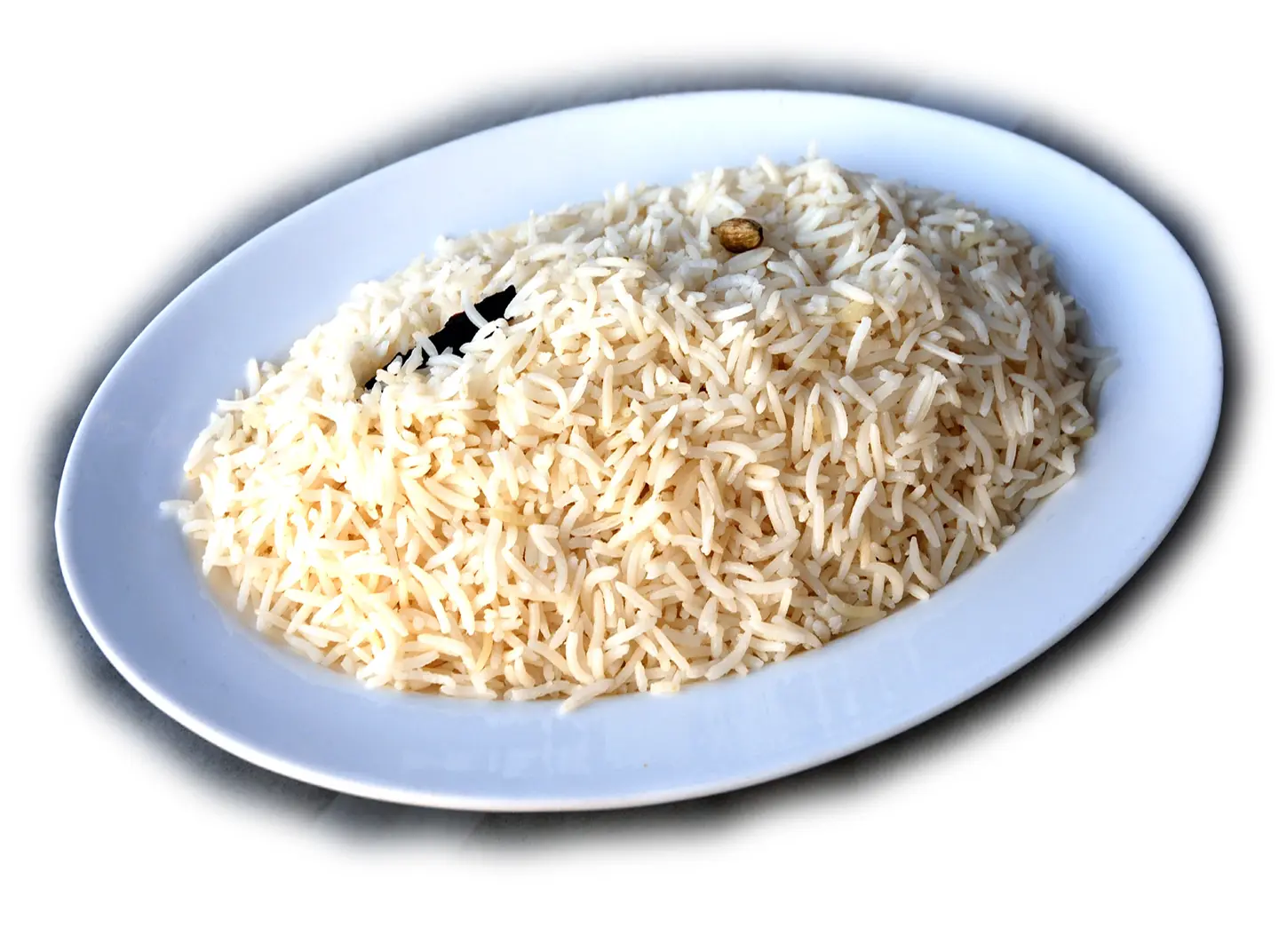 صحن رز أبيض