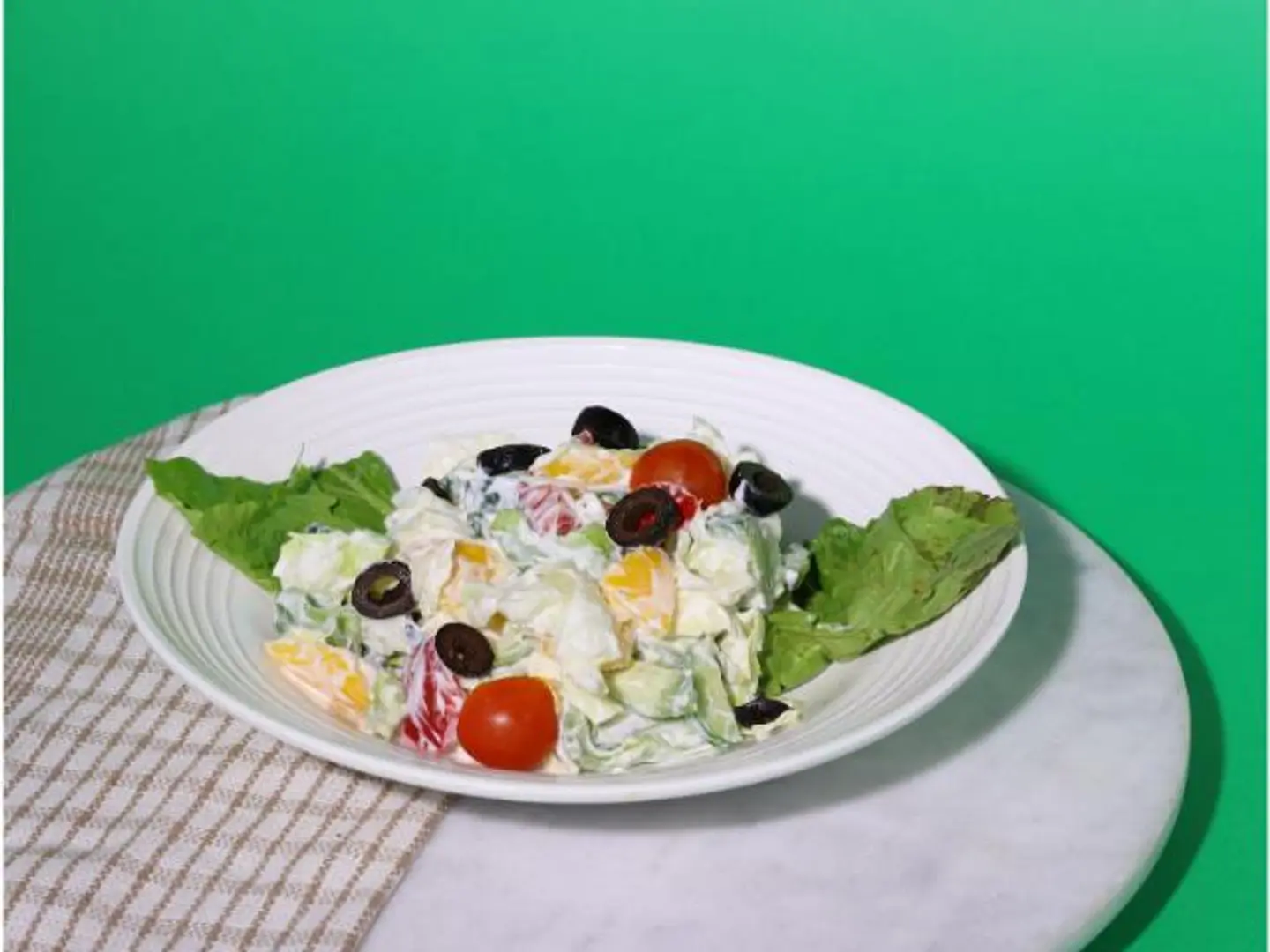 Vegetable Caesar Salad