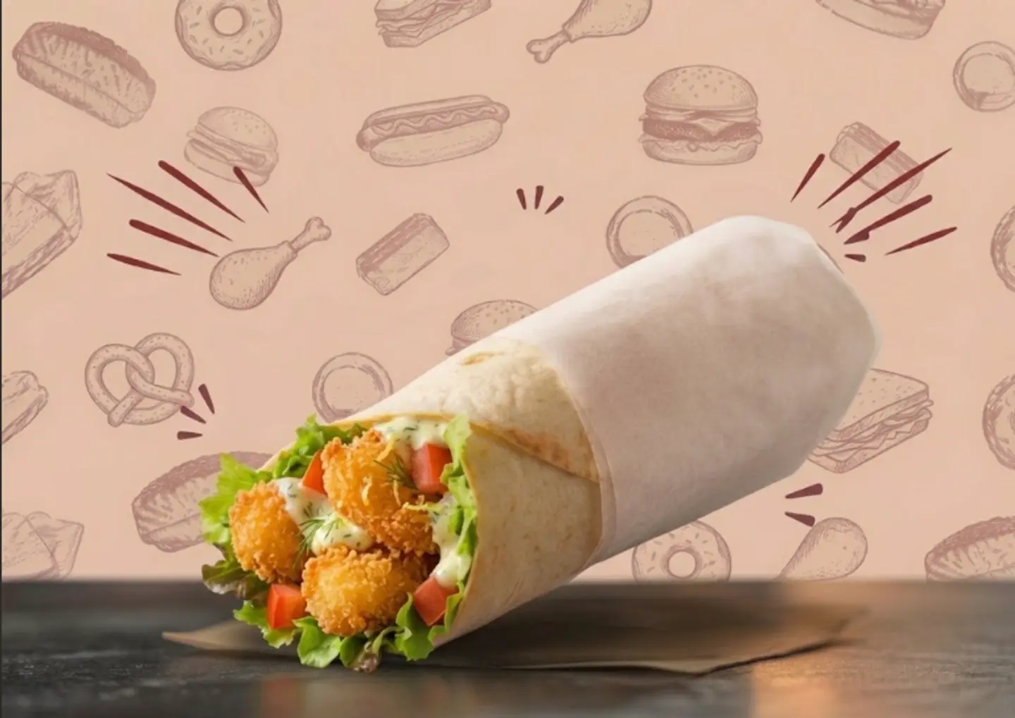 Tortilla Lee With Shrimp