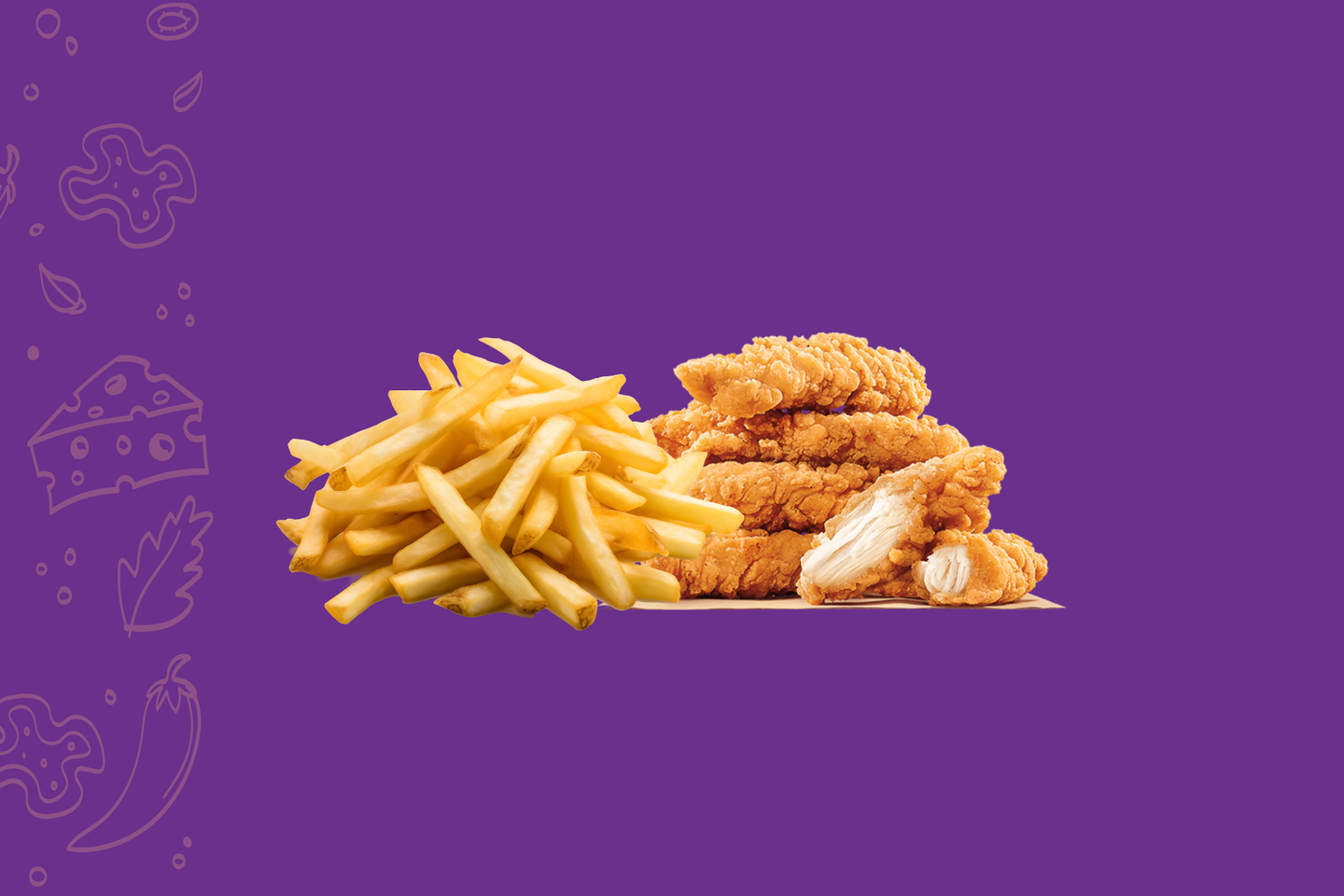 ستربس دجاج عادي