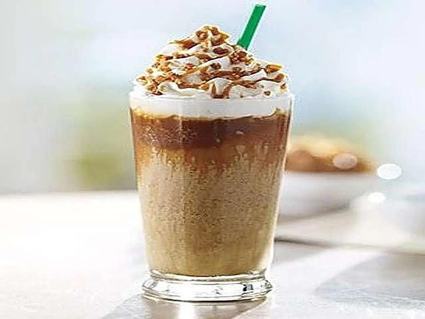 Small Caramel Chips Cream Frappuccino