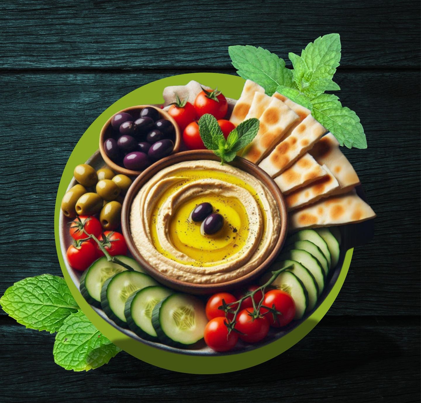Large Hummus Plate