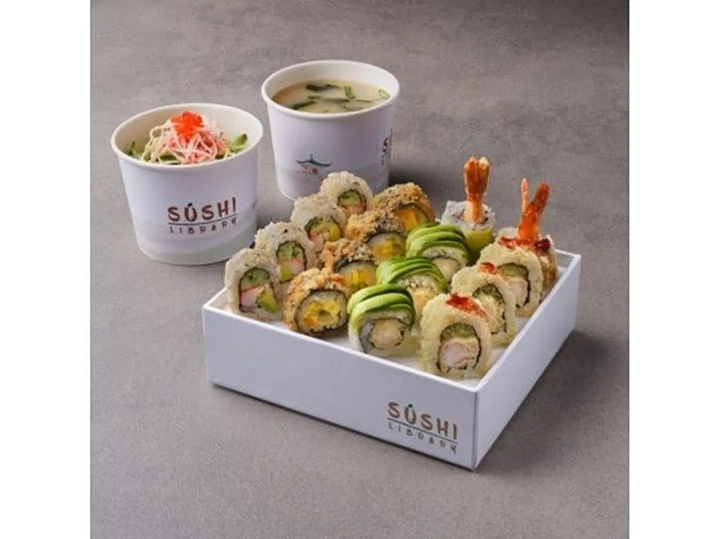Cooked Sushi Box (16 Pcs)