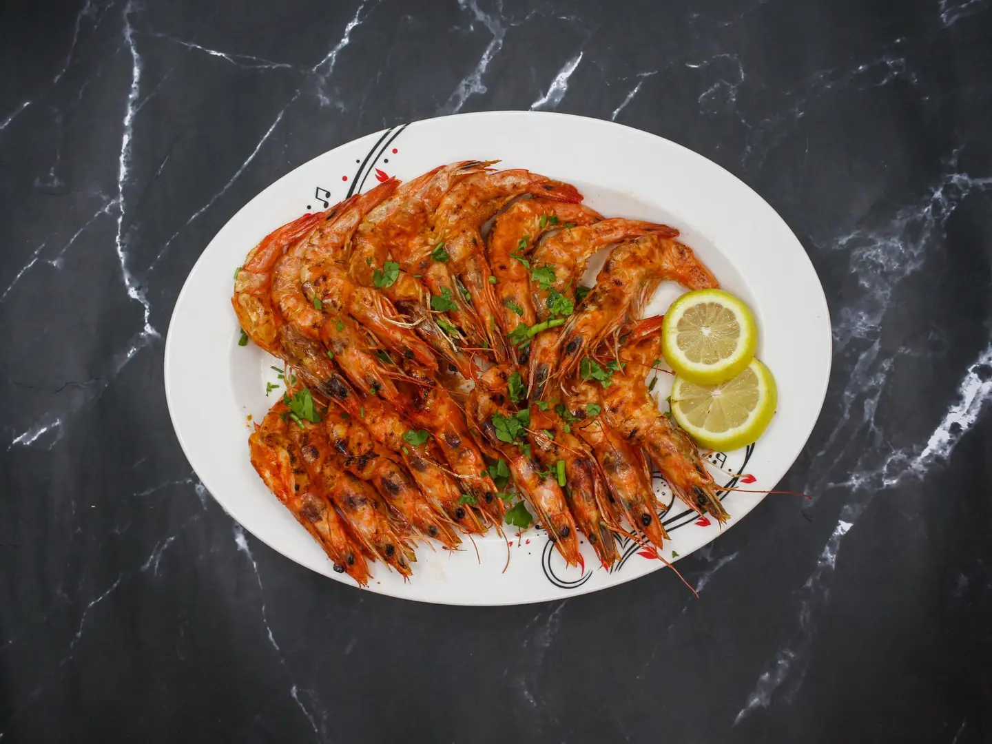 روبيان مشوي