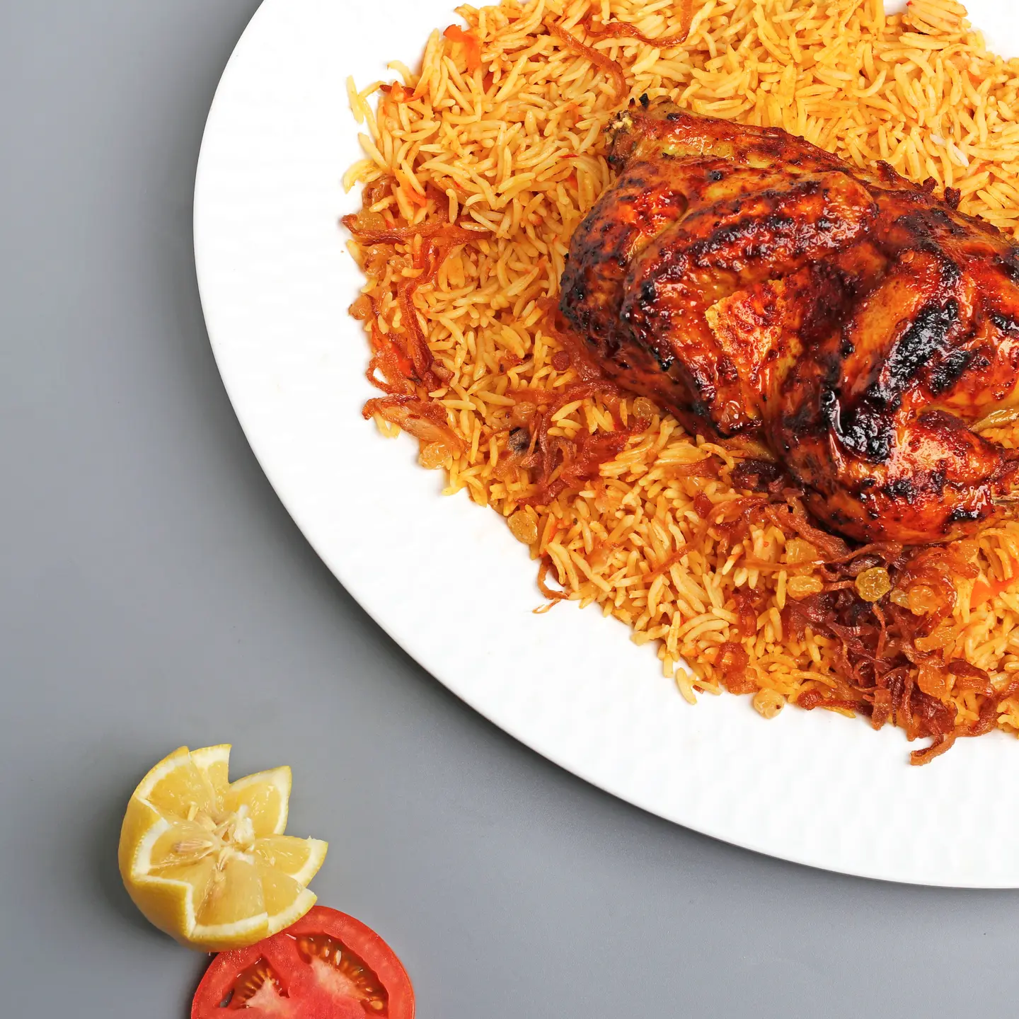 One Grilled Chicken With Rice