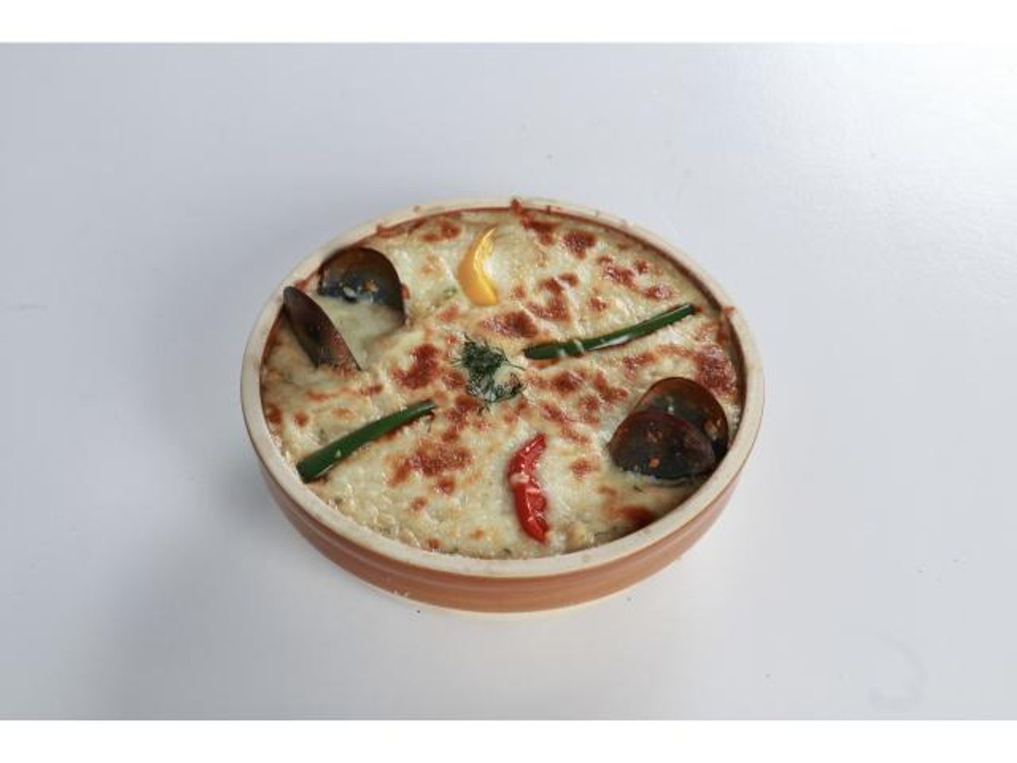 طاجن جمبري ابيض