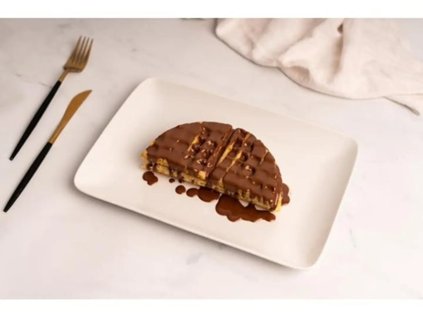 Nutella Sandwich Waffle