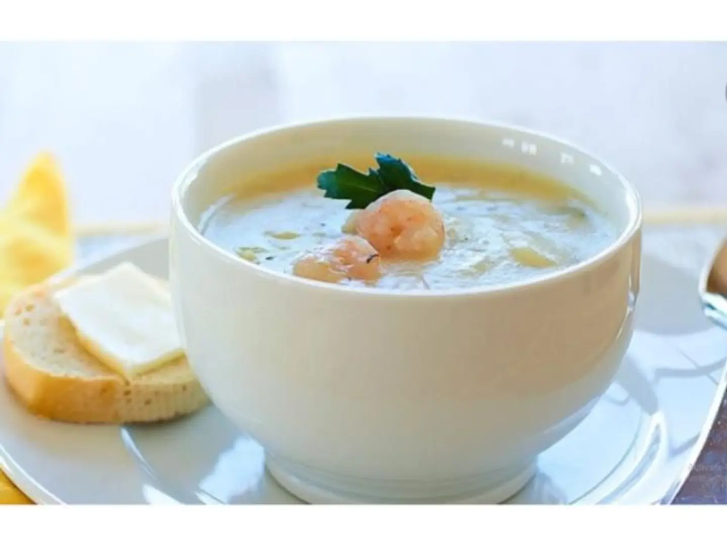 شوربة كريمة روبيان