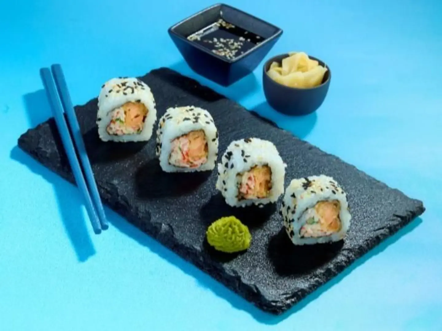 Crab Tempura Salmon