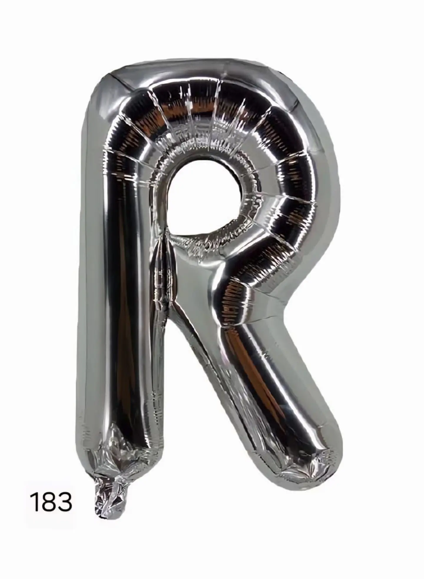 Silver 018 Helium Balloon