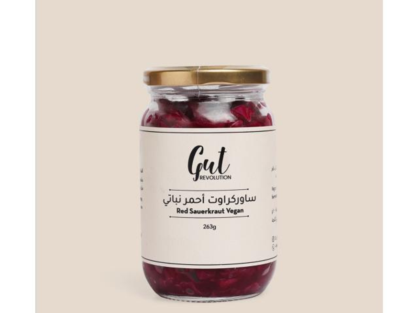 Red Vegan Sauerkraut