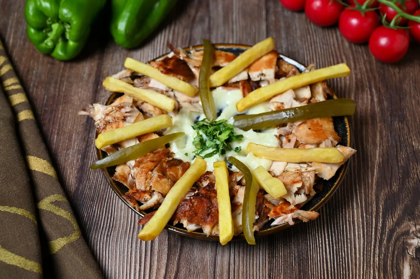 صحن شاورما كبير
