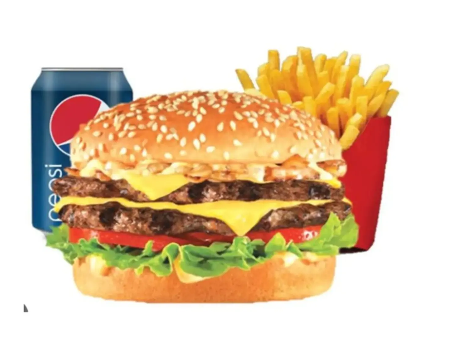 برجر لحم مشوي دوبل