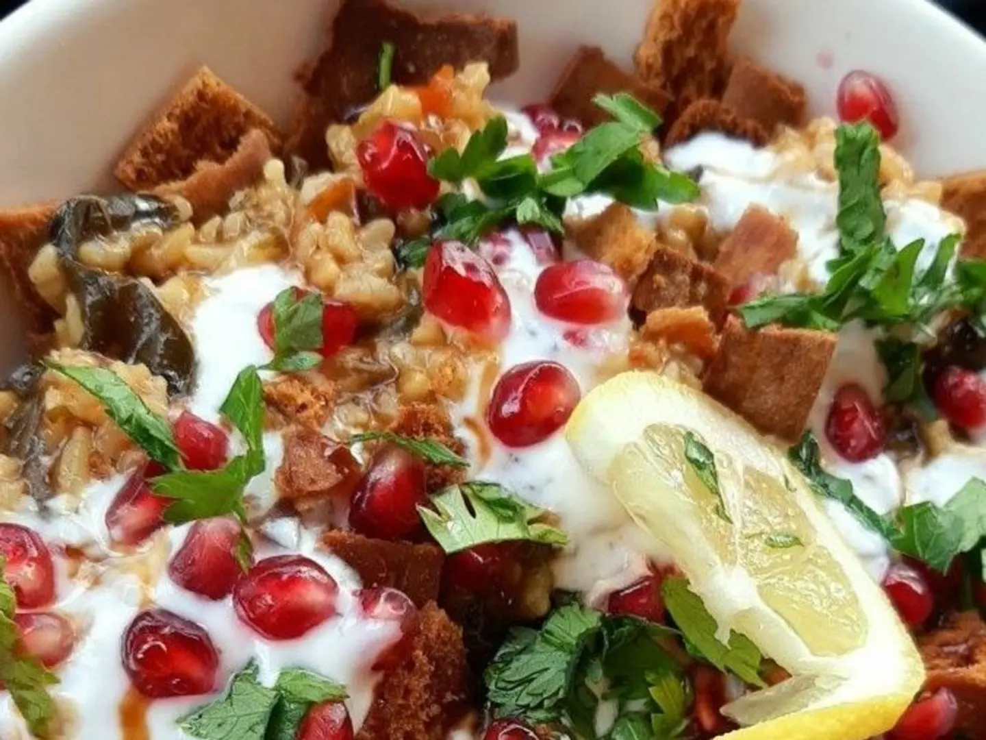 فتة ورق العنب