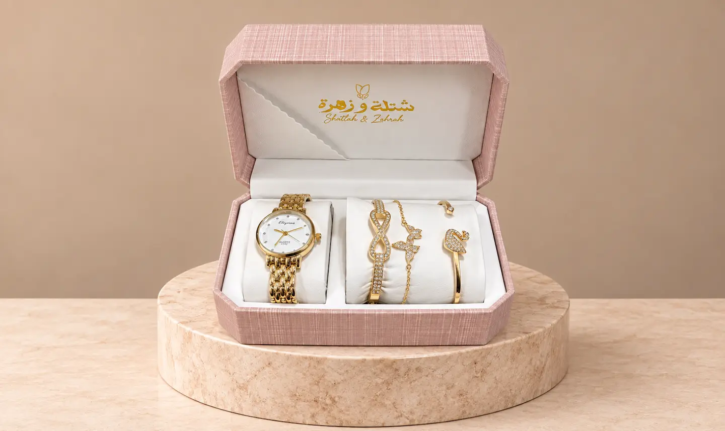 طقم ساعة نسائية 1