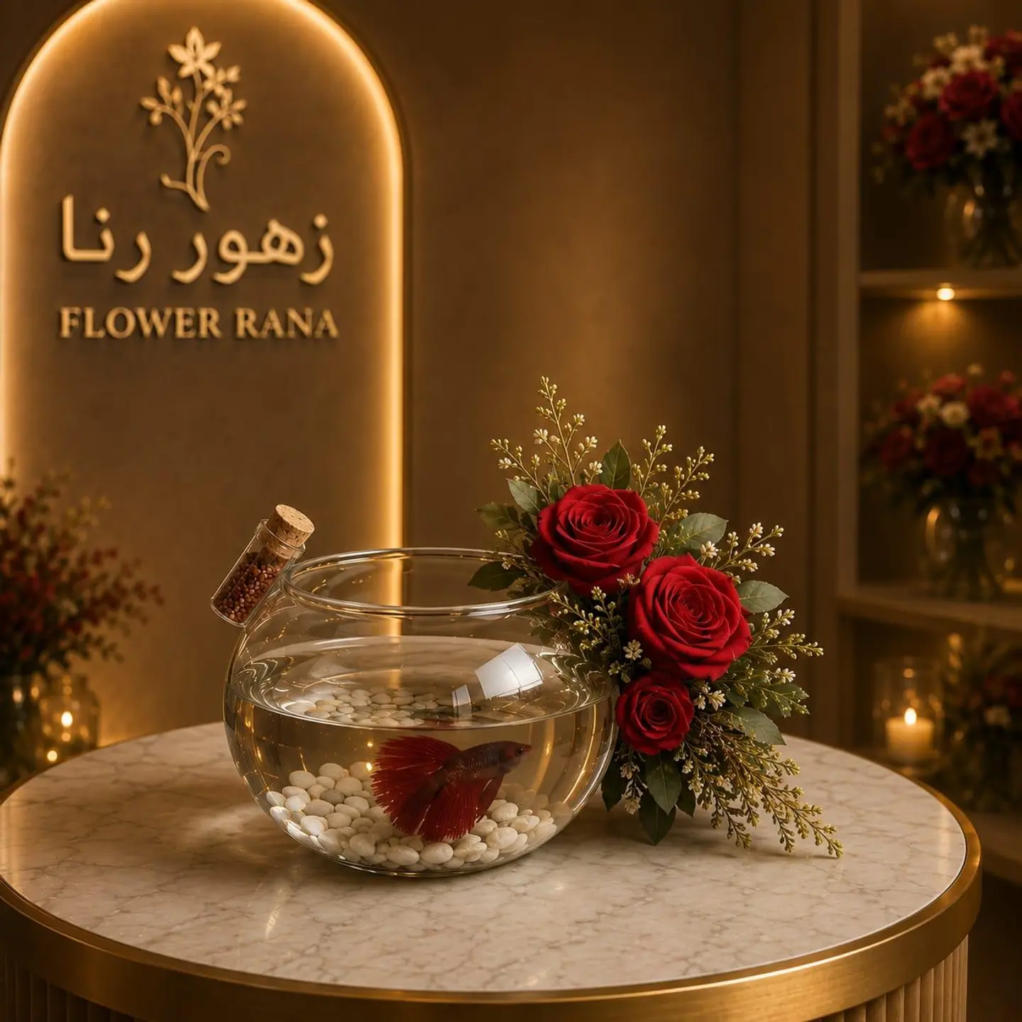 Fish With Rose Petals3