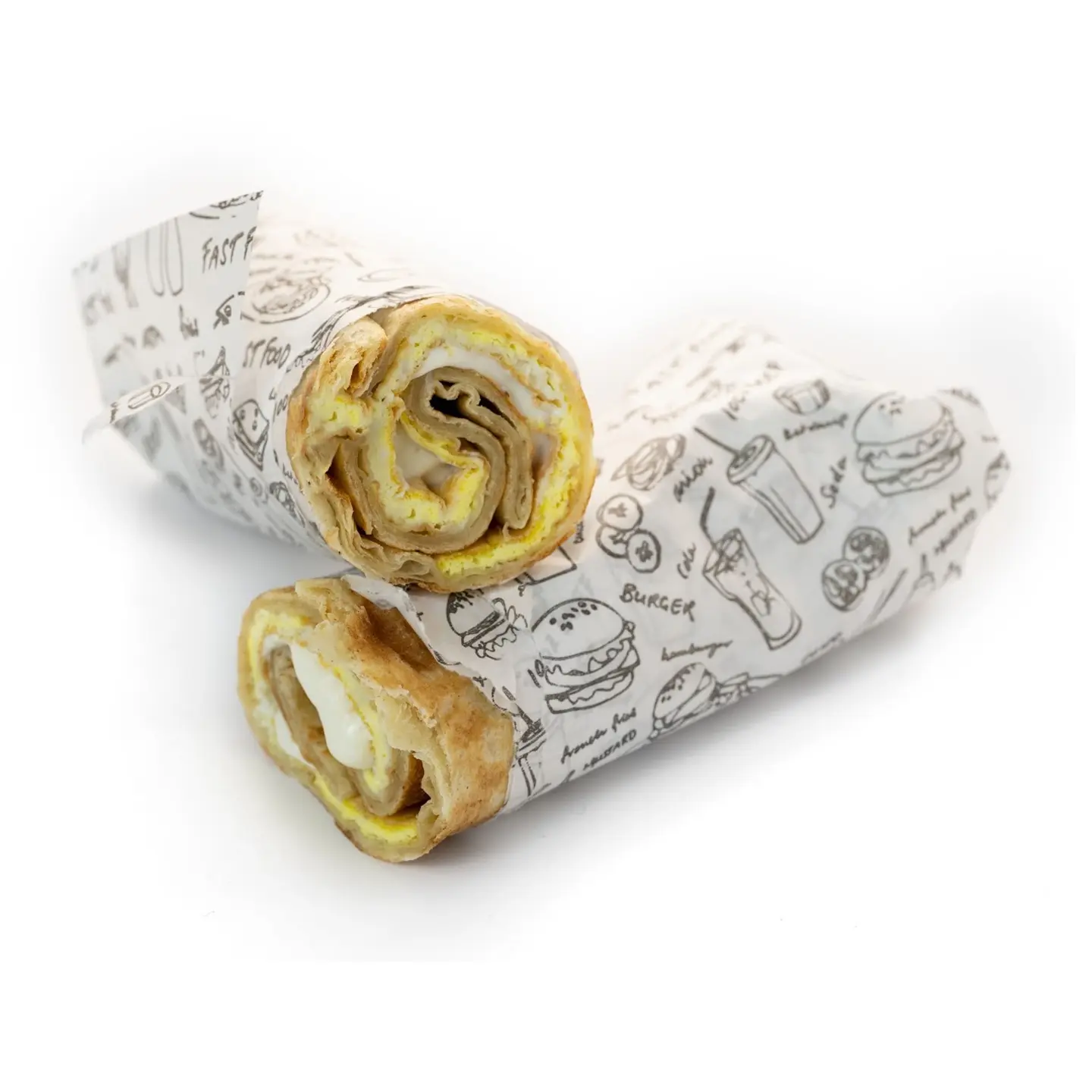 Egg Chapati And Cream Cheese