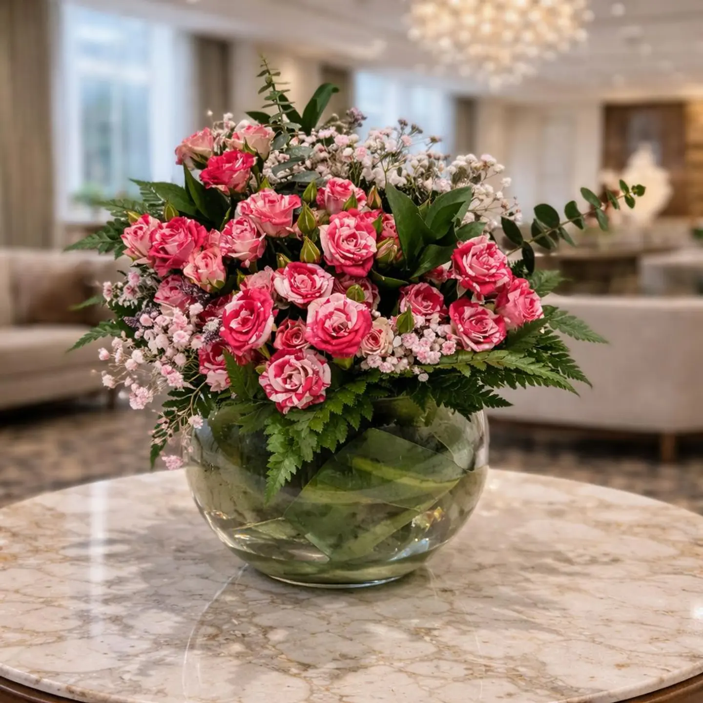 فازة احمر دبل اخمسة