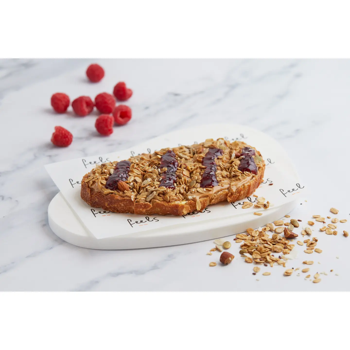 Peanut Butter And Jam On Toast