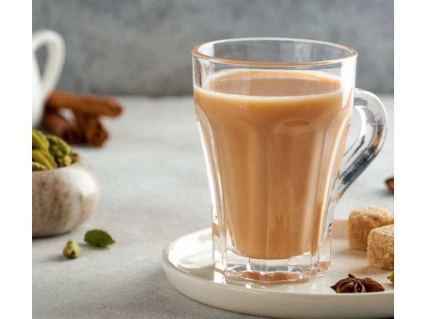 Cup Of Milk With Tea