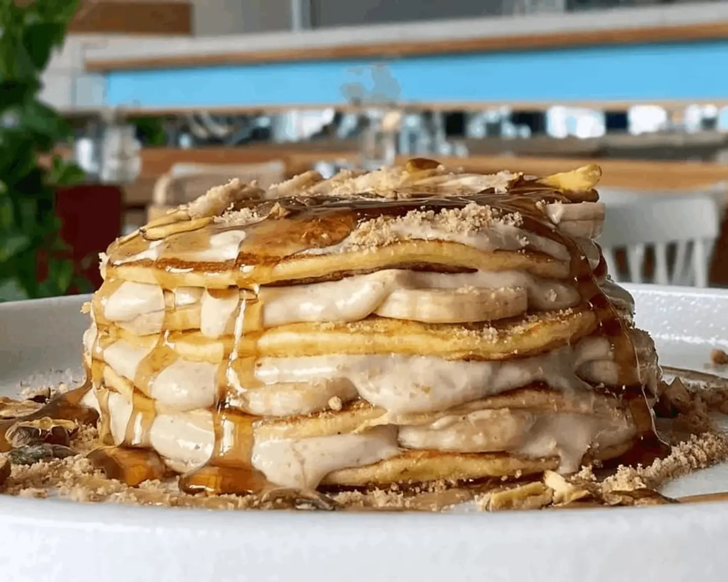 Banana Pancake And Digestive Biscuit