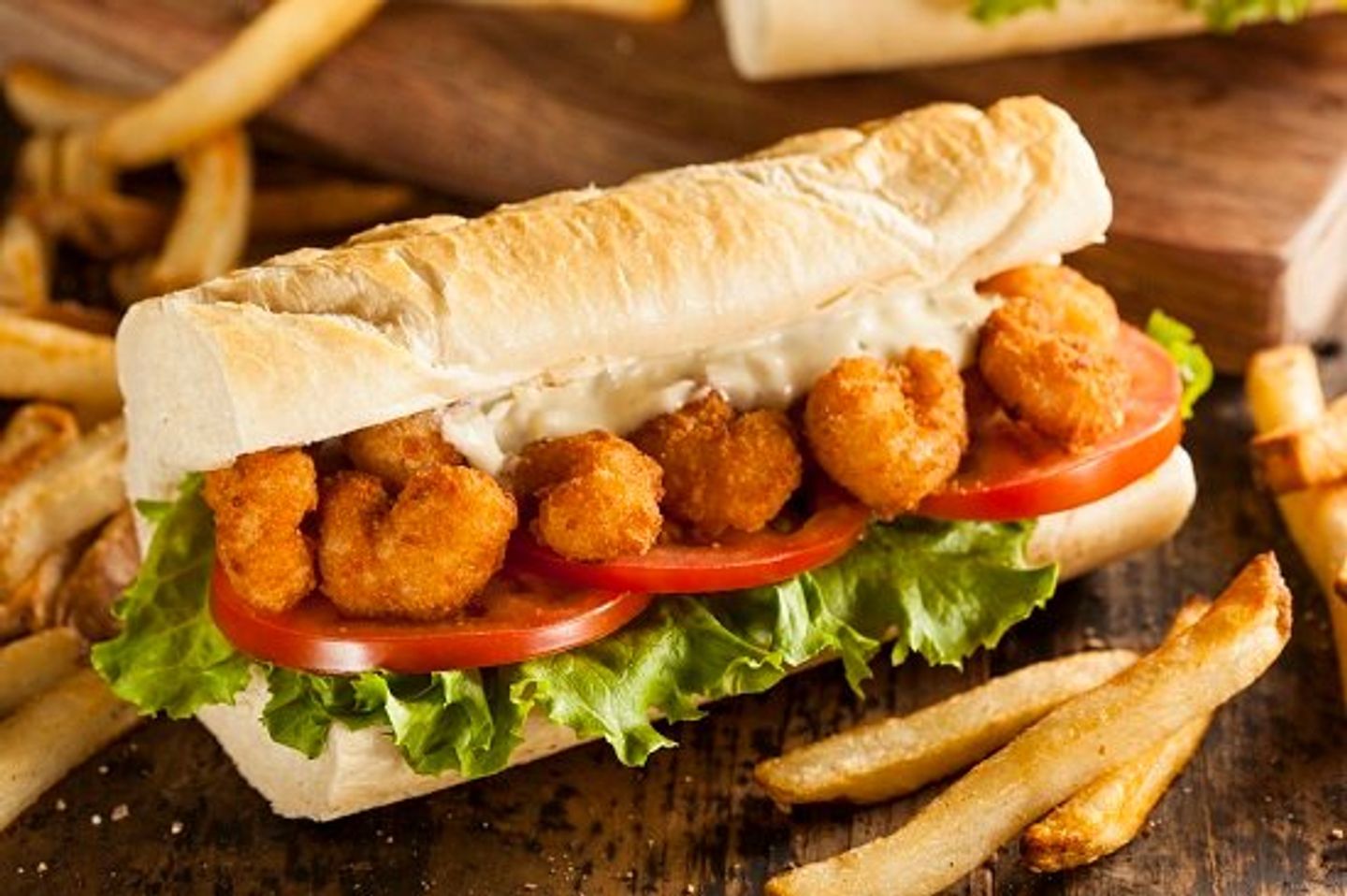 Shrimp Sandwich  - Regular Sauce / Hot