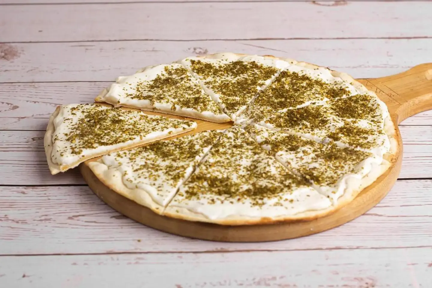 Pizza Labneh With Zaatar