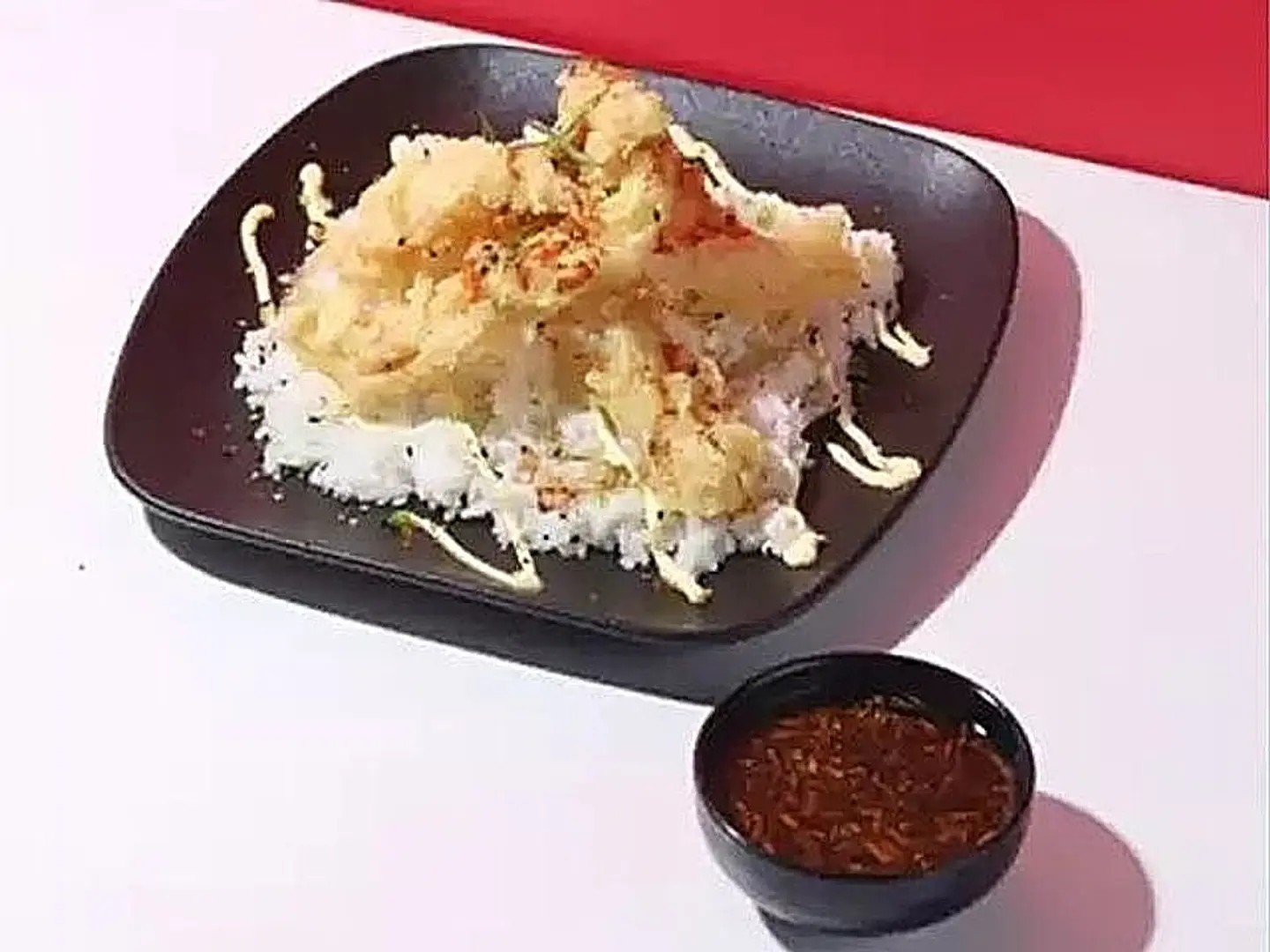 Jumbo Shrimp Tempura With Rice