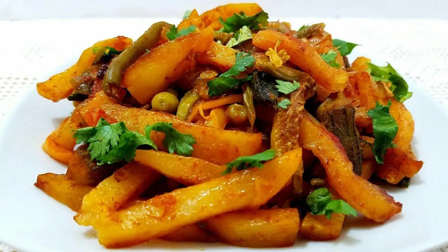 Mixed Vegetable In The Oven