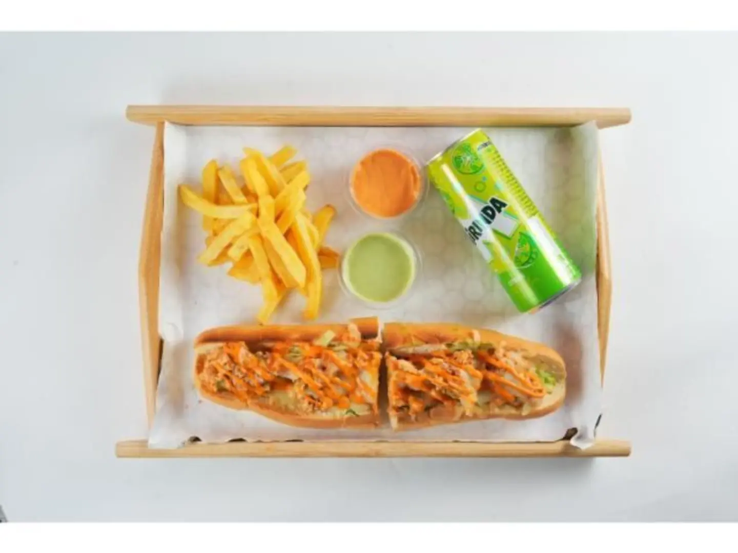 Pepper Prawn Sandwich Meal