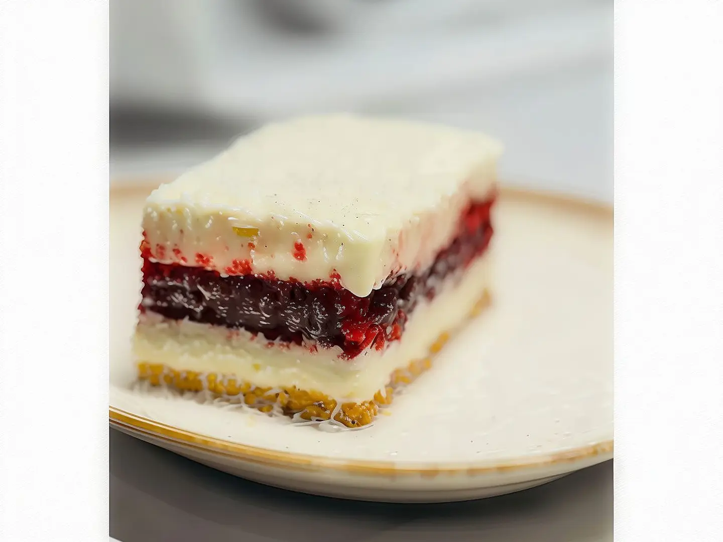 Red Velvet Walnut Cake