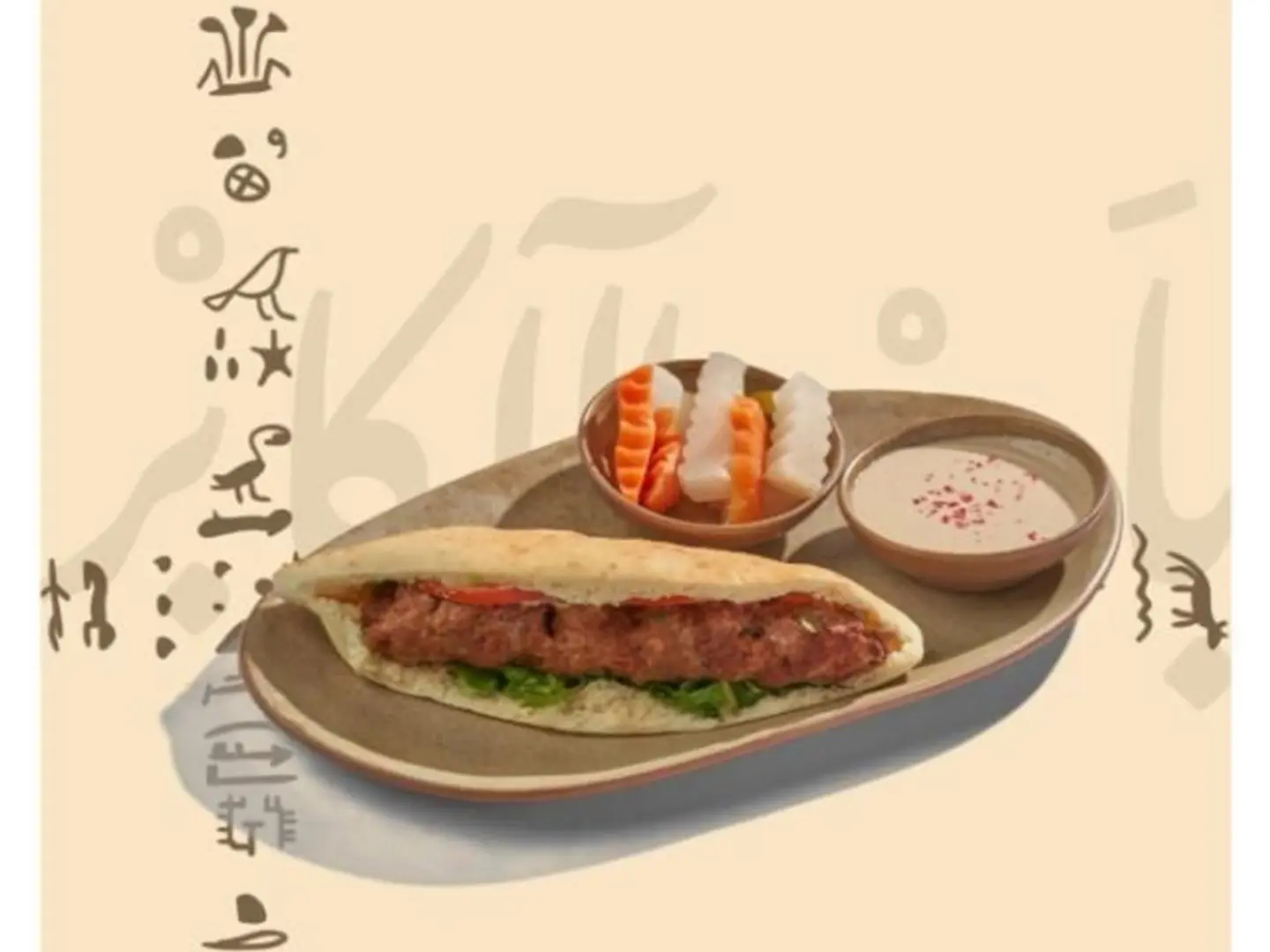 Meat Kebab Sandwich