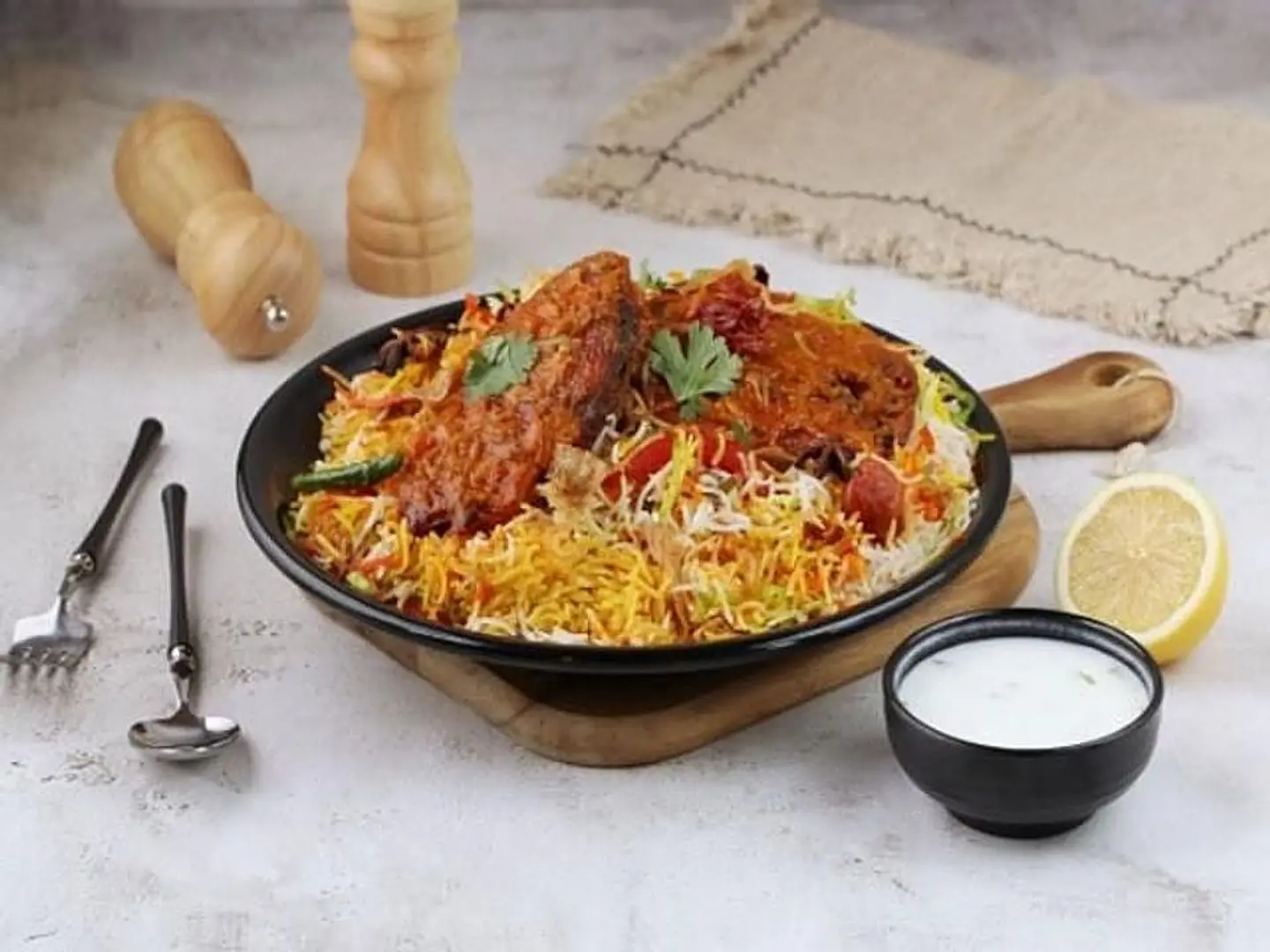 Quarter Chicken Bbq Biryani