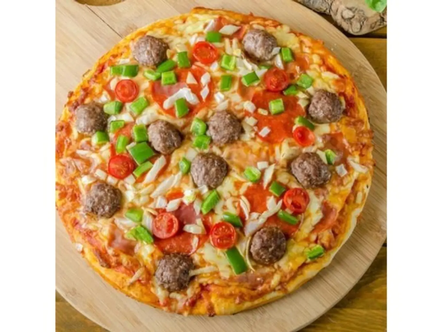 Pizza Pieces Of Beef