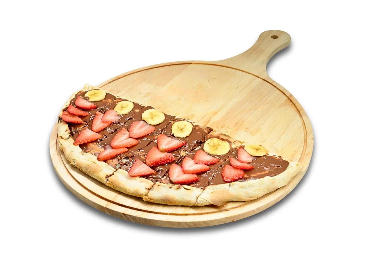 Nutella Pizza With Fruits