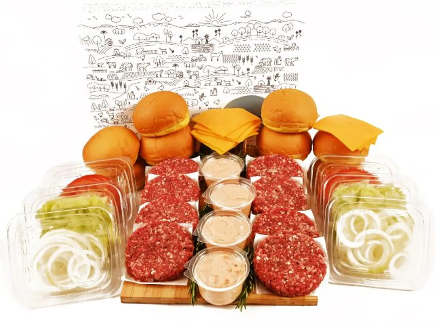 Box Grass Fed Burger