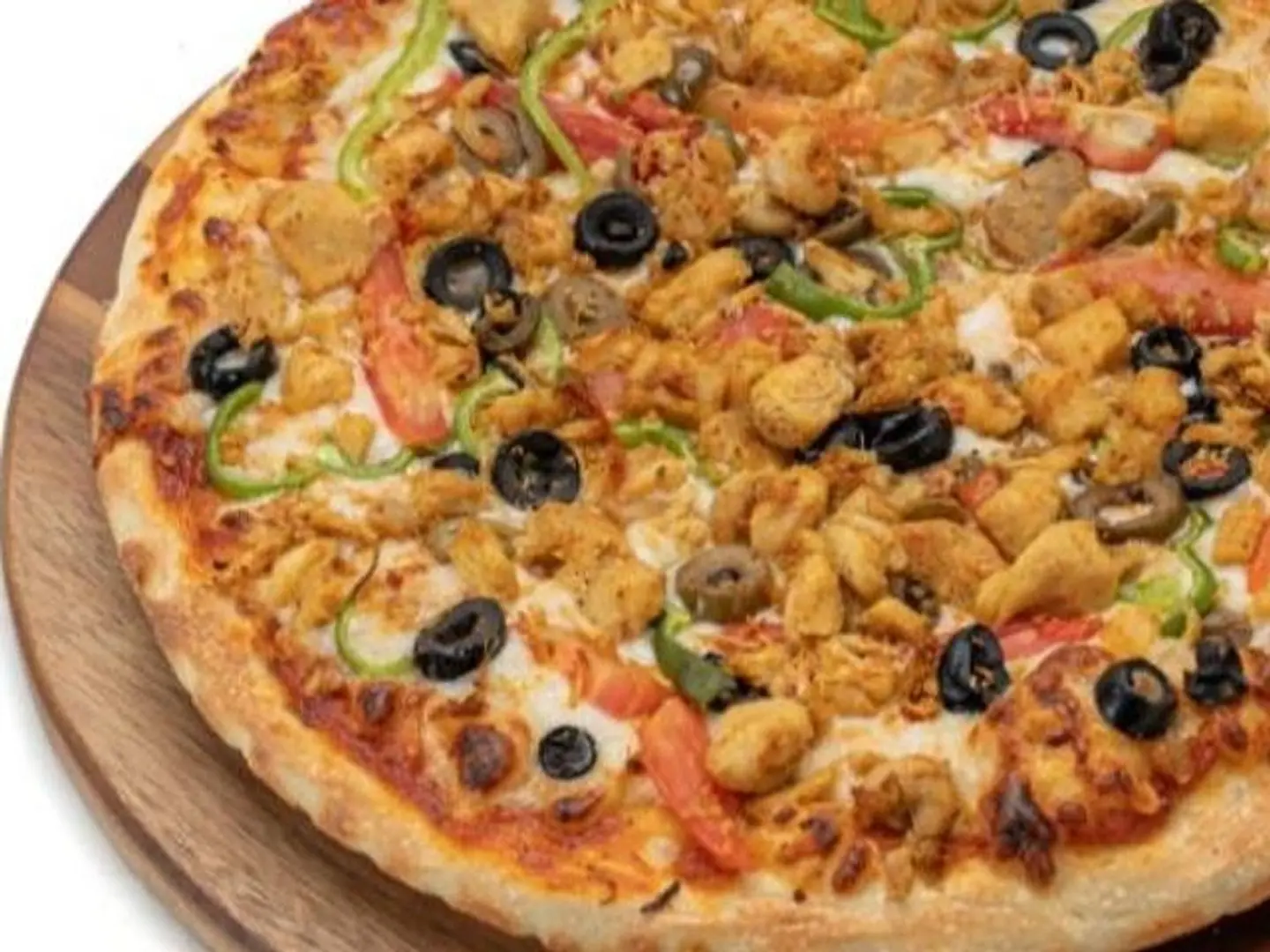 بيتزا دجاج كبير