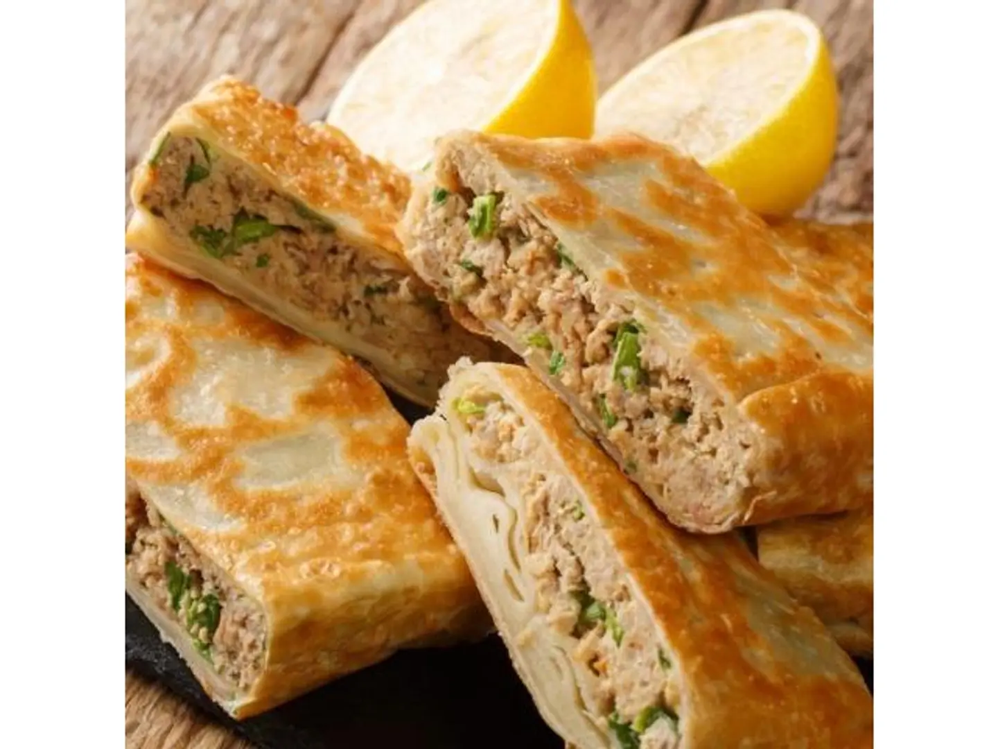 Savory Mutabbaq With Meat