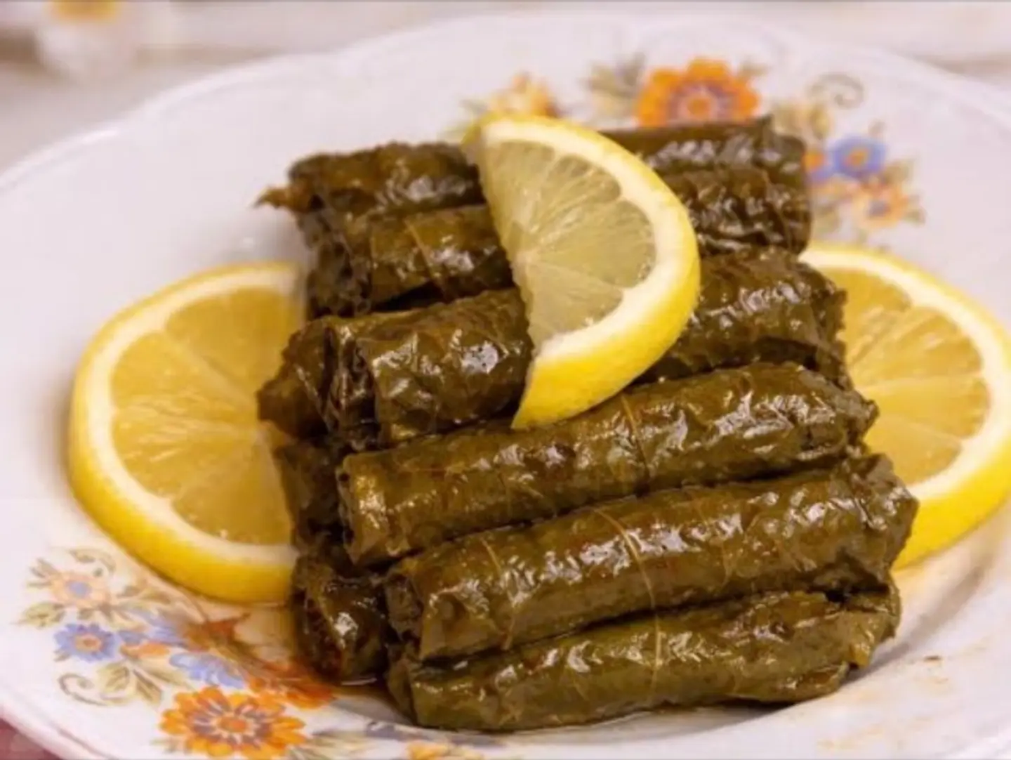 10 Pieces. Turkish Style Stuffed Grape Leaves