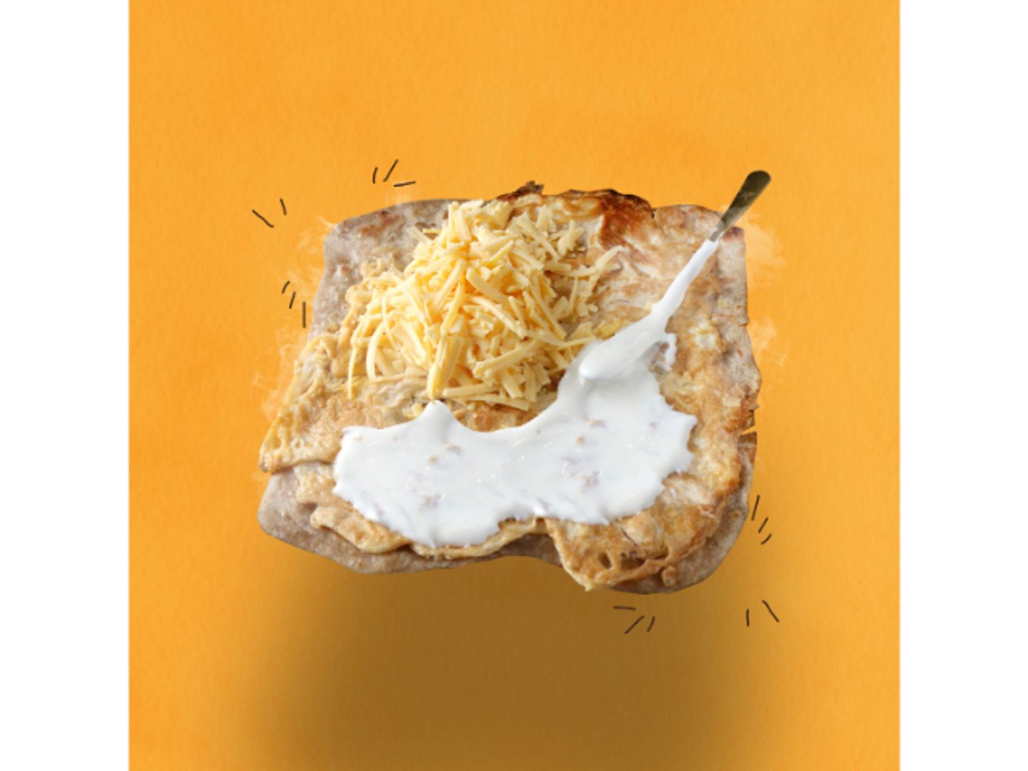 Egg And Two Cheese Pie
