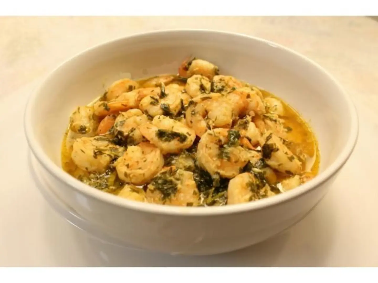 ربيان بالليمون وصوص الزبدة إيطالي