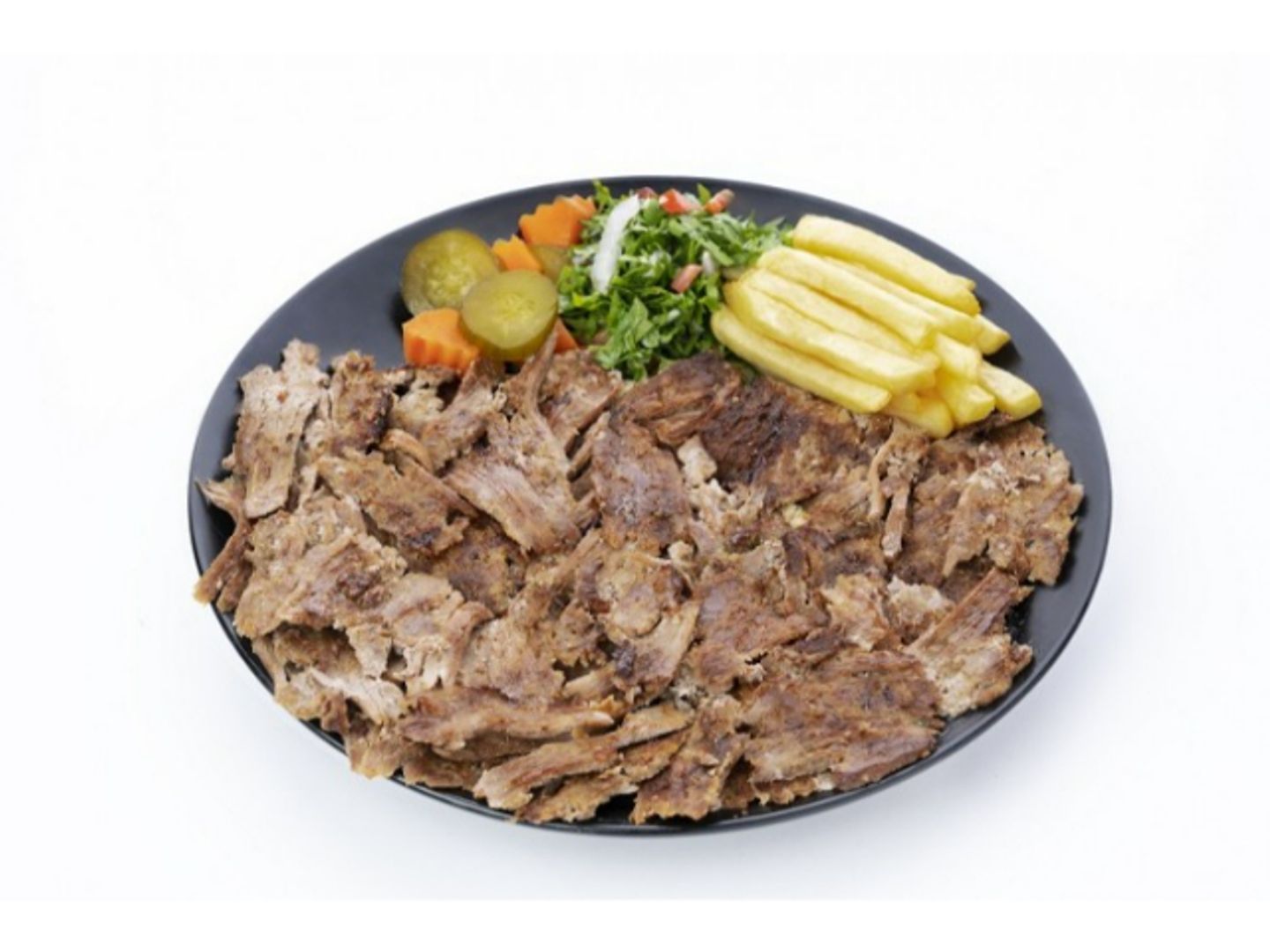صحن شاورما لحم عادي