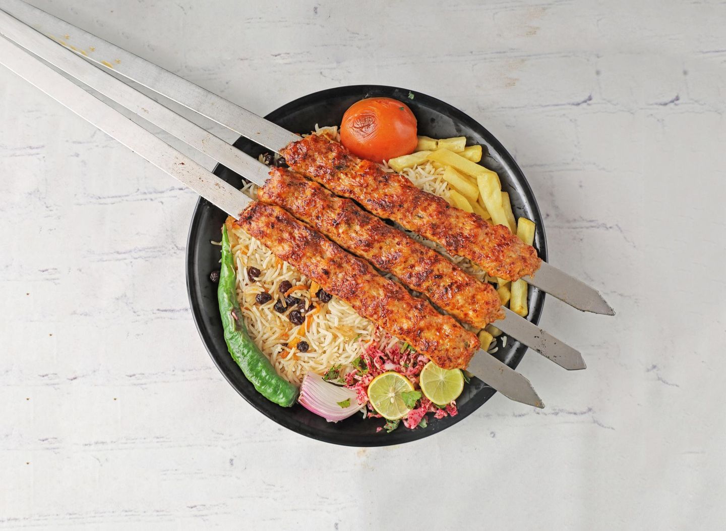 Chicken Kebab For One Person